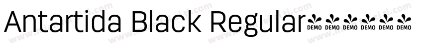Antartida Black Regular字体转换